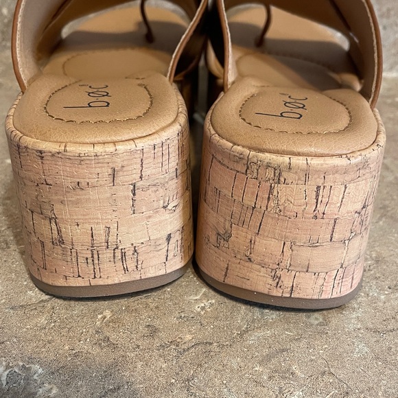 BOC Size 7  Brown Wedge Sandals - Picture 5 of 10